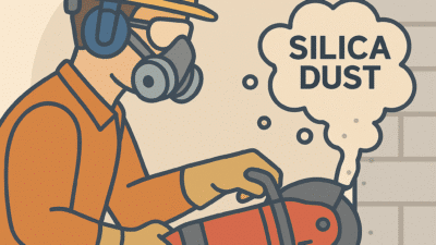 Silica dust exposure